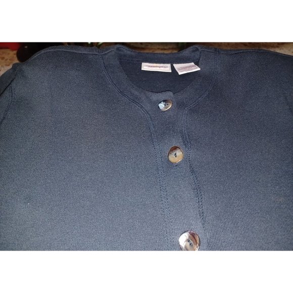 Vintage WorthingtonSport Women's Cardigan Large Black - Picture 4 of 5